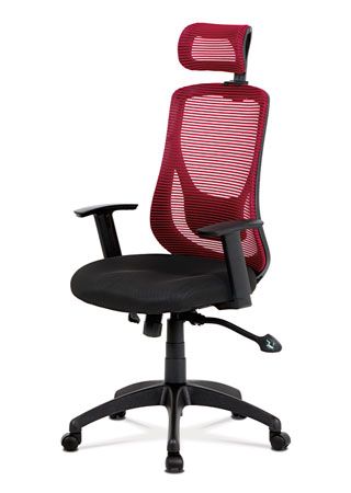 Autronic, kancelárska stolička, KA-A186 RED