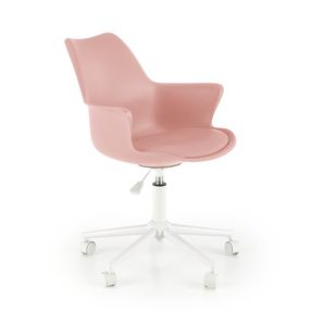 Židle pro mládež Gasly růžovo-bílá