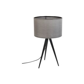 Čierno-sivá stolová lampa Zuiver Tripod, ø 28 cm
