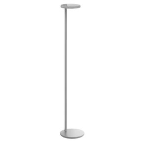 FLOS Oblique Floor stojacia LED lampa, 927, sivá, Obývacia izba / jedáleň, odliatok hliníkovej zliatiny, metakrylát, 8W, K: 107.4cm