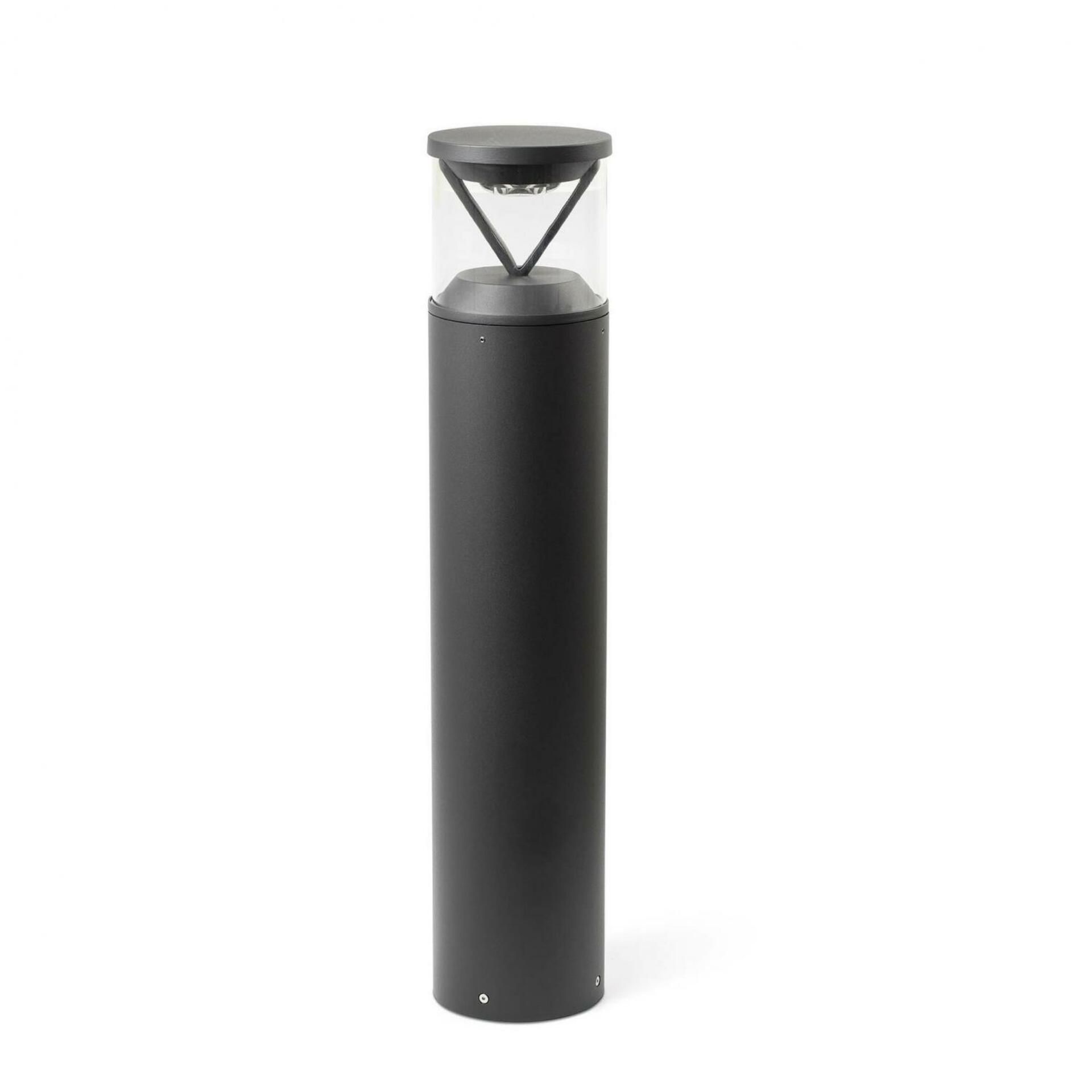FARO RUSH sloupková lampa, tmavě šedá, 3000K 360st wide