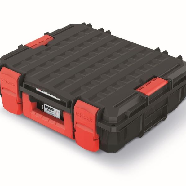 Kufr na nářadí CEBLOCCK II 45 x 38 x 13,5 cm černo-červený