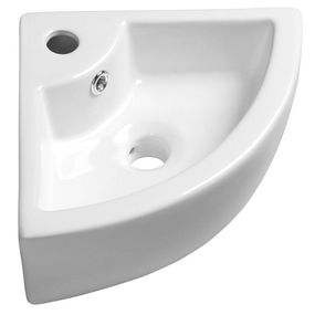 SAPHO - GYNT keramické umývadlo rohové 33x33 cm, biela AR154