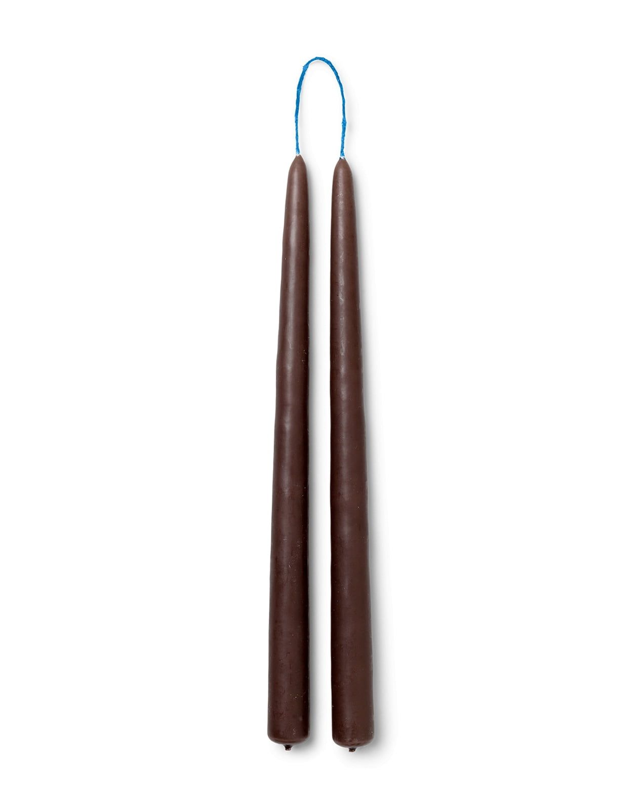 ferm LIVING Sviečka Dipped Candles Brown - set 2 ks