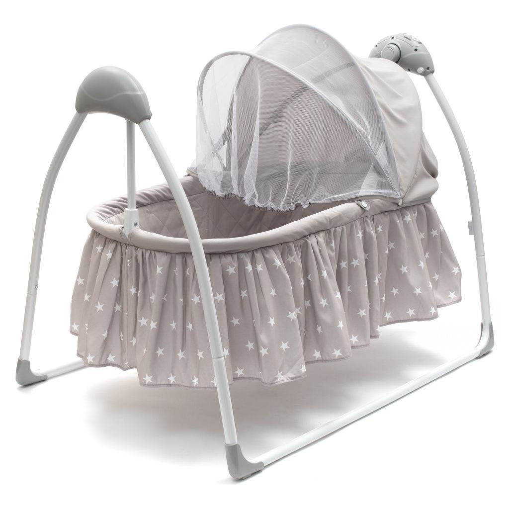 Detská kolíska NEW BABY Swingy s melódiami a časovačom 