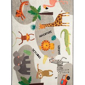 Dětský koberec Safari 100x160 cm vícebarevný