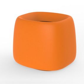 VONDOM - Kvetináč ORGANIC Cuadrada samozavlažovací 38x42x33 - oranžový