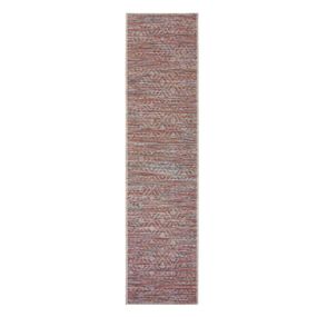 Červeno-béžový vonkajší behúň Flair Rugs Sunset, 60 x 230 cm