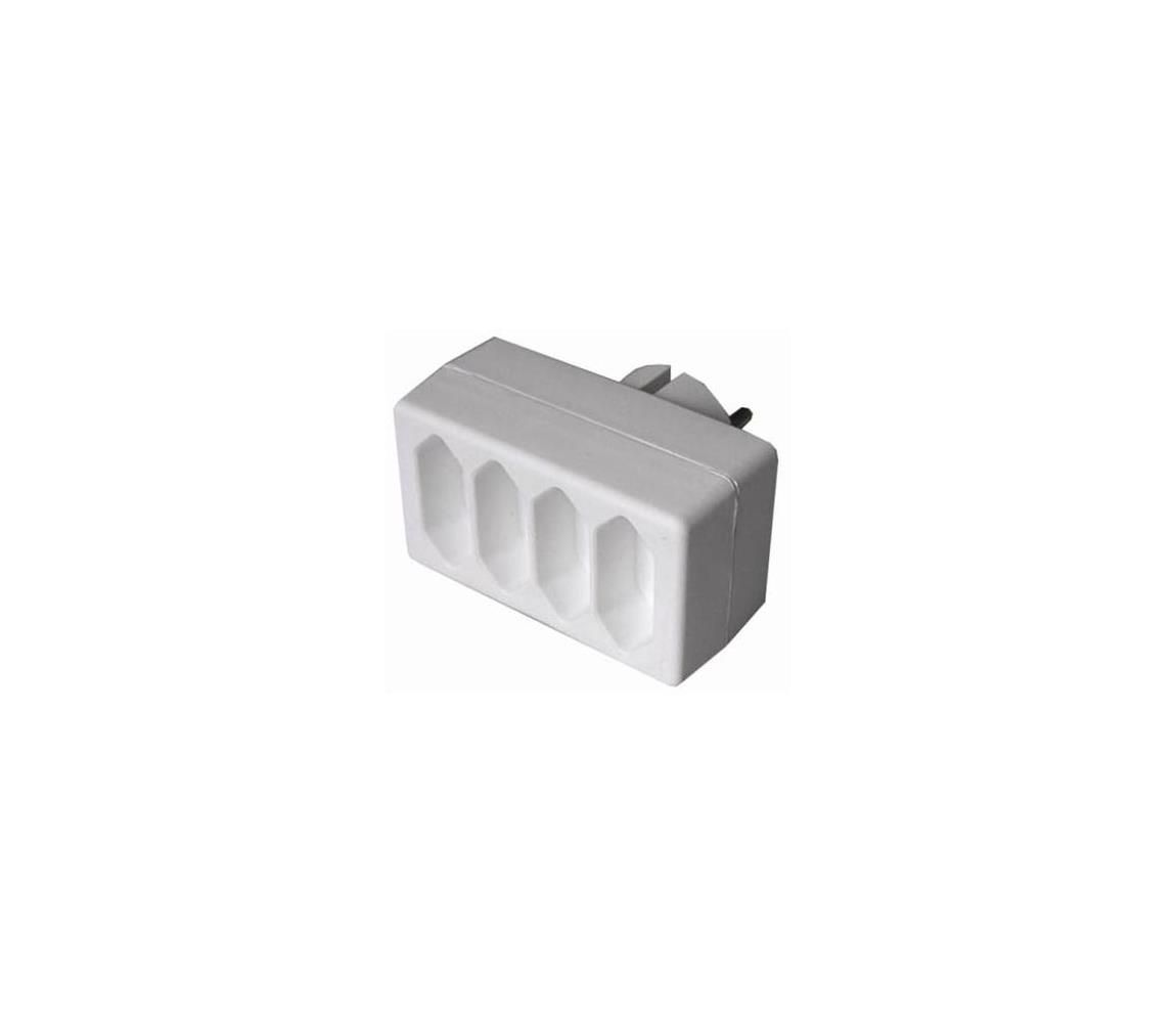 Solight P82 - Rozbočovacia zásuvka 4x2,5A/230V