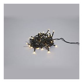 Zelená svietiaca LED reťaz Markslöjd Sken Black Green, 120 svetielok, dĺžka 17 m