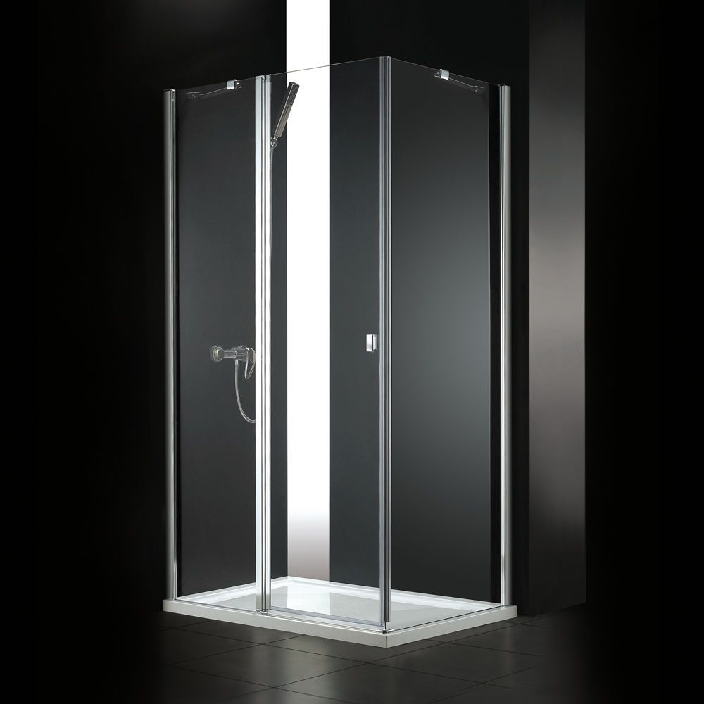 Aquatek - GLASS R13 obdĺžnikový sprchový kút 100 x 80, sklo frost