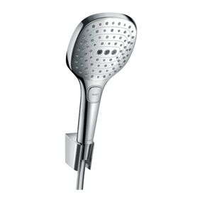 Hansgrohe Raindance Select E - Sada so sprchovým držiakom 120 3jet so sprchovou hadicou 125 cm, chróm 26700000