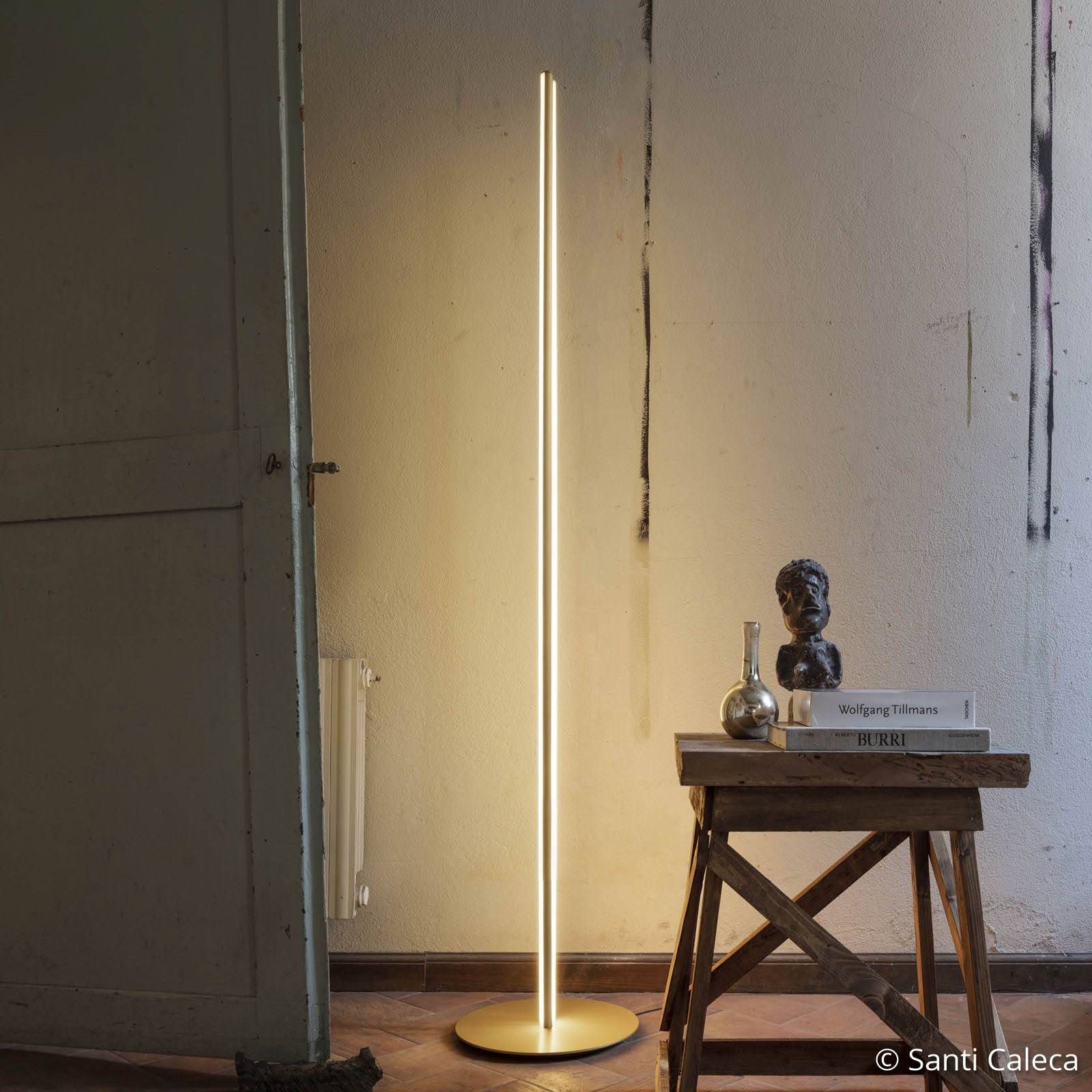 FLOS Coordinates LED stojaca lampa stmievateľné, Obývacia izba / jedáleň, lisovaný hliník, 61W, K: 200cm