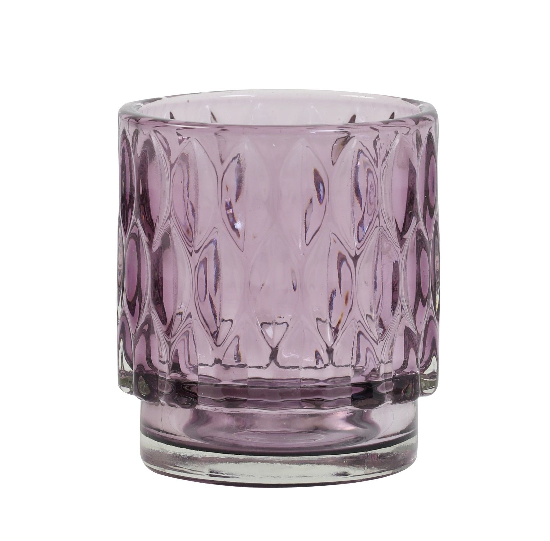 Svietnik na čajovú sviečku GRACE, light pink Ø7xV8 cm