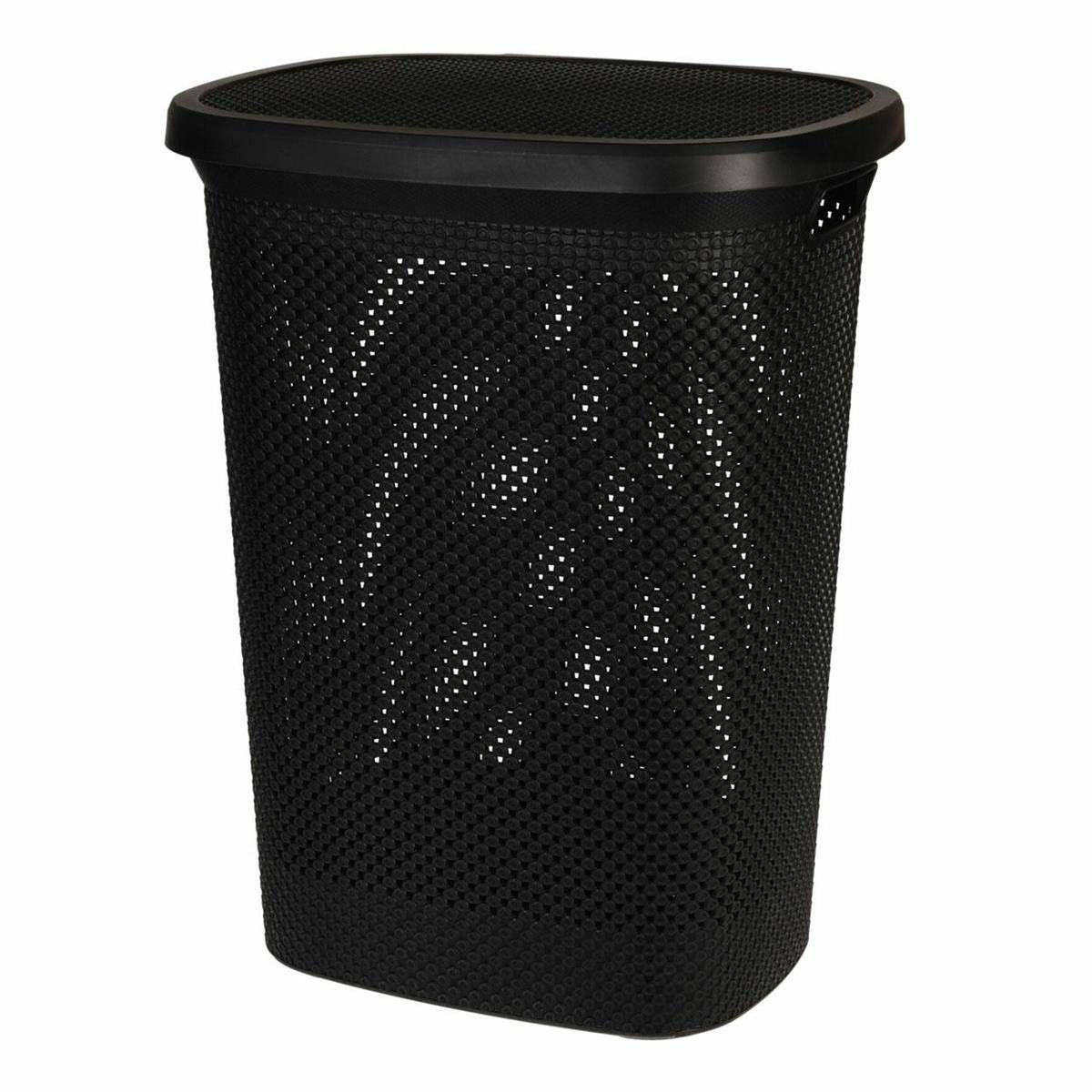 Koš na prádlo STORAGE 60 L černý 