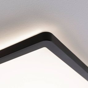 Paulmann Atria Shine LED panel 30 x 30 cm čierna, Obývacia izba / jedáleň, plast, 16W, P: 29.3 cm, L: 29.3 cm, K: 2.8cm