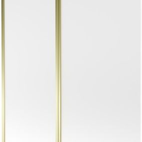 MEXEN - Flip vaňová zástena 1-krídlo 140x150 cm, dekor, zlato 894-140-101-50-30