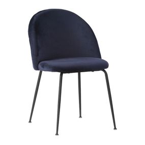 Súprava 2 modrých jedálenských stoličiek House Nordic Geneve