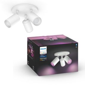 Philips Hue 50633/31 / P7 stropné svietidlo Fugato 3x5,7W | GU10 | 2000-6500K | RGB - Bluetooth, White and Color Ambiance