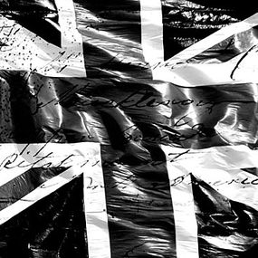 Obraz Čierno-biela Vlajka zs16018