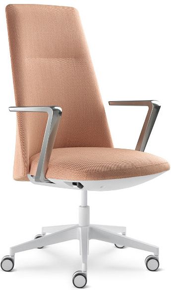 LD SEATING Kancelárske kreslo MELODY DESIGN 785-FR, F40-N0, kríž hliník bílý