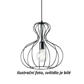 Závěsné svítidlo Ideal Lux Ampolla-1 SP1 bianco 194295 E27 1x60W 35cm bílé