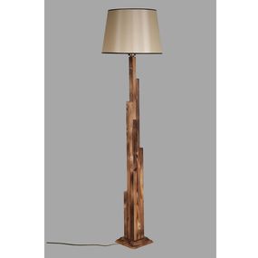 Dizajnová stojanová lampa Naime 165 cm hnedá - 