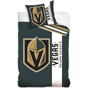 TipTrade (CZ) · Hokejové posteľné obliečky NHL Vegas Golden Knights - séria Belt - 100% bavlna - 70 x 90 cm + 140 x 200 cm