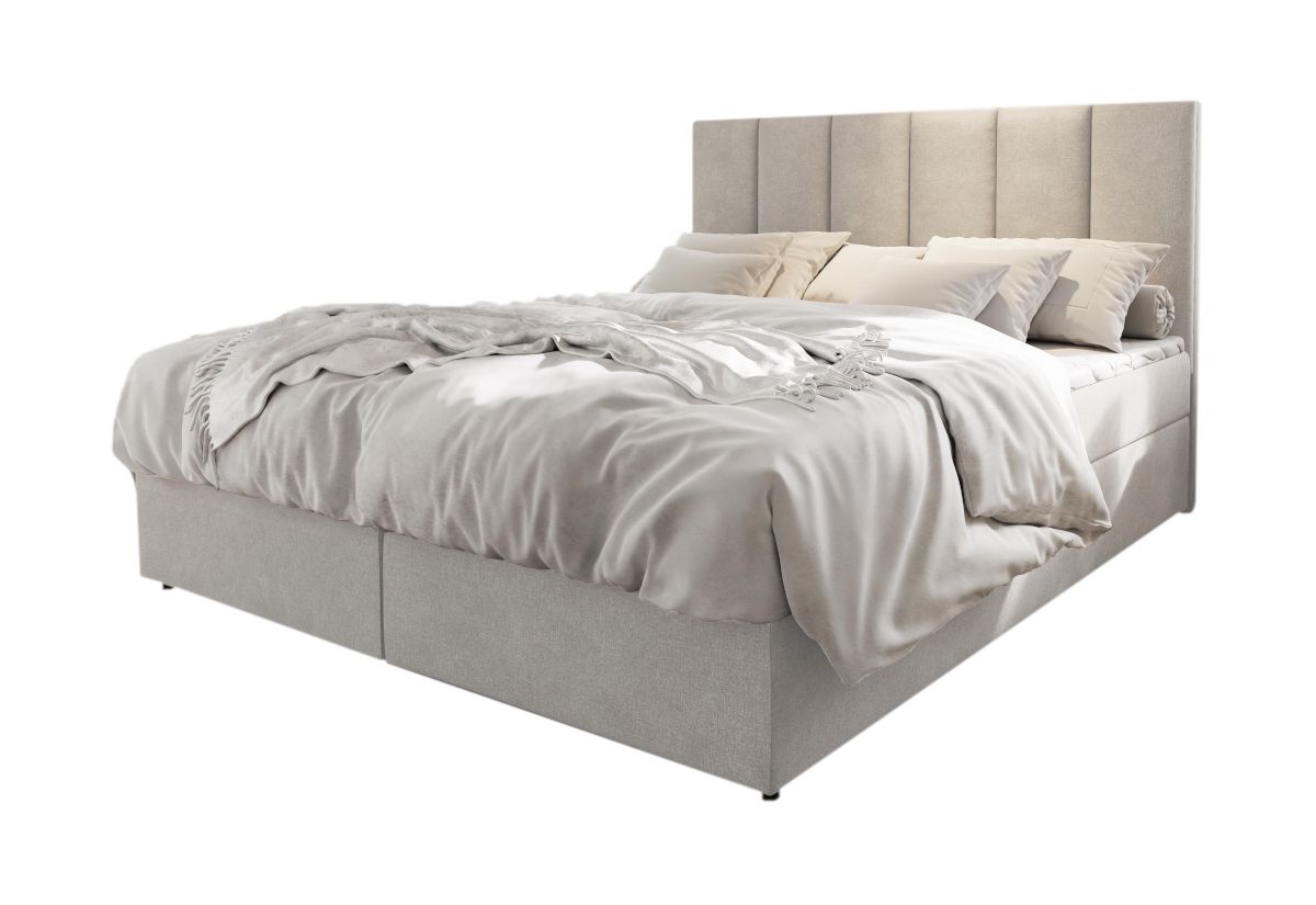 Expedo Čalúnená posteľ boxspring KARDI, 180x200, cosmic 10 + topper