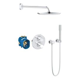 Grohe Grotherm 3000 Cosmopolitan - sprchový set (Rapido T, podom.batéria termo, hlav.sprcha 310, rameno 422, ručná sprcha, hadica 1250, držiak) chróm 34630000