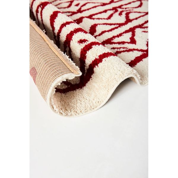 Krémovo-červený koberec Bonami Selection Morra, 140 x 200 cm
