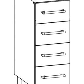 Dolná kuchynská skrinka Rio RI12-D40S4