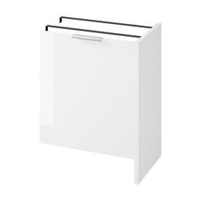 CERSANIT - Vstavaná skrinka na práčku s dverami CITY, biela DSM S584-027-DSM