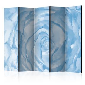Artgeist Paraván - rose (blue) [Room Dividers]