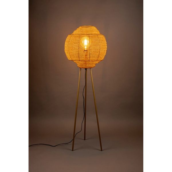 Stojacia lampa v zlatej farbe Meezan - Dutchbone