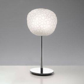 Artemide Meteorite stojaca a stolná lampa Ø 15 cm, Obývacia izba / jedáleň, sklo, plast, oceľ, E14, 4W, K: 32cm