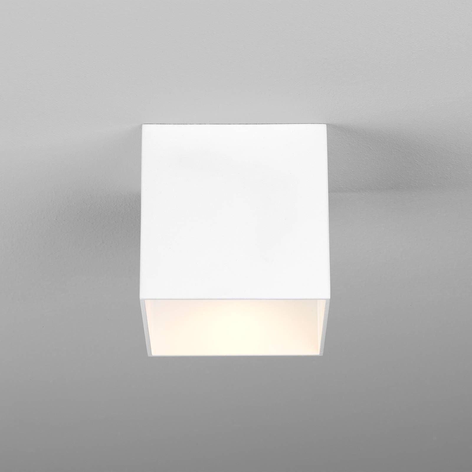 Astro Osca Square stropné LED svietidlo biele, Obývacia izba / jedáleň, hliník, 7.9W, P: 8 cm, L: 8 cm, K: 8cm