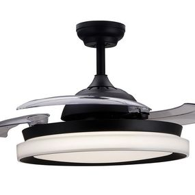 Philips 8719514408517 Bliss stropné svietidlo s ventilátorom LED D510mm 35W/4500lm 2700-4000-5500K čierna, diaľkové ovládanie