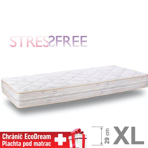 Matrac StressFree XL z pamäťovej peny DreamBed - 85x195cm