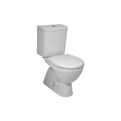 Jika Lyra plus - Kombinačný klozet, 630 mm x 360 mm x 770 mm, biely – s armatúrou Dual Flush, bočné napúšťanie H8263870002411