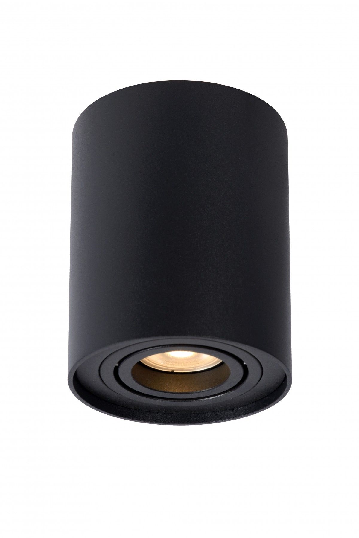 Lucide 22952/11/30 stropné bodové svietidlo Tube 1x50W | GU10 - čierna, nastaviteľné, stmievateľné