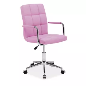 Kancelárska stolička Q-022 Signal Svetlo ružová
