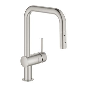 GROHE Minta - Páková drezová batéria, supersteel 32322DC2