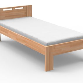 Jednolôžková posteľ 90 cm Nela (masív buk)