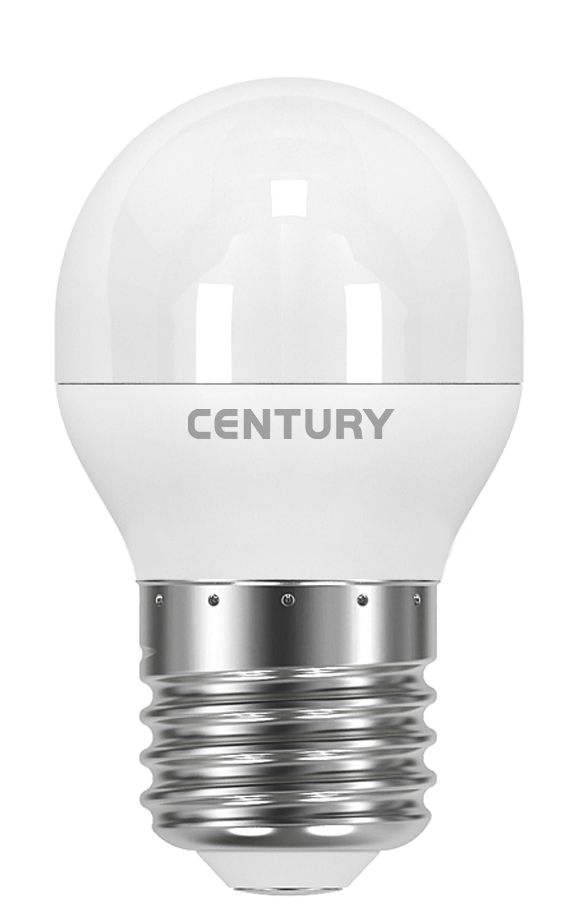 CENTURY LED MINI GLOBE ONDA 6W E27 6500K 520Lm 200d 45x78mm IP20 CEN ONH1G-062765