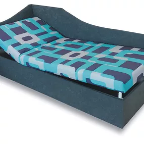 Jednolôžková posteľ (váľanda) 90 cm Anita (Gusto 4A + Sivá 81) (L)