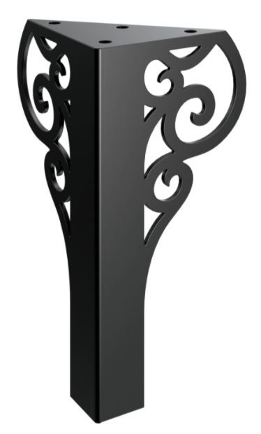 RMP Nábytková nožička Charon 20 cm čierna NOHA020/20