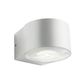 REDO 90060 LOG exteriérové nástenné svietidlo CREE COB LED 6W 600/570lm 3000K IP65 biela