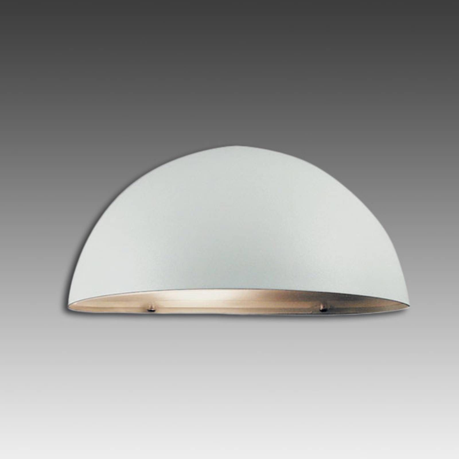 Nordlux Vonkajšie nástenné svietidlo Bergen, biele, kov, E27, 60W, L: 27 cm, K: 14cm