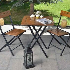 Sofahouse Záhradná zostava Lanelle vzor orech - 2-miestna